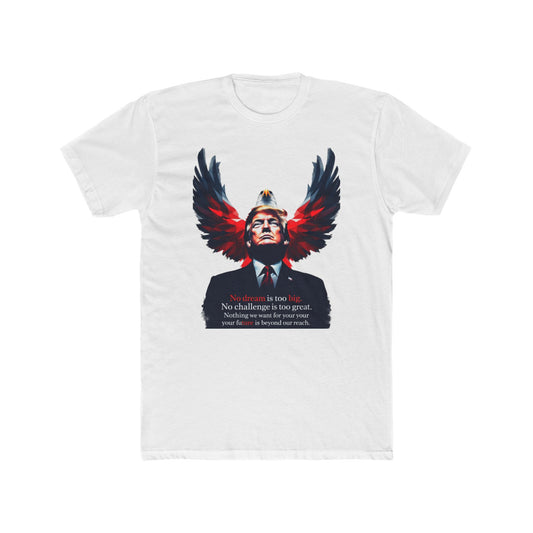 Men T-Shirt Eagle Graphic Unisex Cotton Crew Tee - No Dream Is Too Big | Unisex T-Shirt